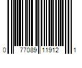 Barcode Image for UPC code 077089119121. Product Name: 9 in. x 3/8 in. Loop Texture Roller Cover