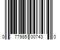 Barcode Image for UPC code 077985007430. Product Name: Rain Bird 1800 Series 6 in. Pop-Up Sprinkler, 0-360 Degree Pattern, Adjustable 8-15 ft.