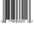 Barcode Image for UPC code 077985362003