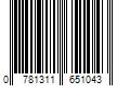 Barcode Image for UPC code 0781311651043. Product Name: SAS Safety 650-1004 Dyna Grip Powder-Free Disposable XL Latex Gloves  Box of 100