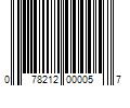 Barcode Image for UPC code 078212000057. Product Name: Huberds HSG 7.5 Oz Shoe Grease
