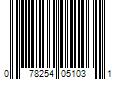 Barcode Image for UPC code 078254051031. Product Name: CRC QD Electronic Cleaner
