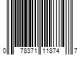 Barcode Image for UPC code 078371118747. Product Name: 3M Virtua CCS Protective Eyewear 11874-00000-20  with Foam Gasket  I/O Mir Anti-Fog Lens