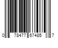 Barcode Image for UPC code 078477674857. Product Name: Leviton Round Dead Front Lighted Plug