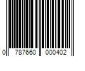 Barcode Image for UPC code 0787660000402