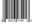 Barcode Image for UPC code 080213074913. Product Name: ASSTD NATIONAL BRAND MySize Kids Bookshelf, One Size, White