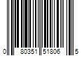 Barcode Image for UPC code 080351518065. Product Name: Cabot Neutral Base Solid Exterior Wood Stain and Sealer (5-Gallon) | 140.0001806.008