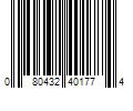 Barcode Image for UPC code 080432401774