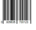 Barcode Image for UPC code 0805635700123