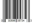 Barcode Image for UPC code 080596057343. Product Name: Dremel Cordless Brushless Rotary Tool Kit