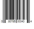 Barcode Image for UPC code 080785003434. Product Name: Ranger 24" Handle Round Fishing Net