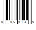 Barcode Image for UPC code 080958331043
