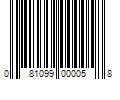 Barcode Image for UPC code 081099000058. Product Name: SHEETROCK Brand 3.5-Quart Premixed All-purpose Drywall Joint Compound | 385140