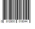 Barcode Image for UPC code 0812800018044