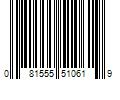 Barcode Image for UPC code 081555510619. Product Name: L.A. COLORS Metal Nail Polish  Crushed Diamond