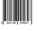 Barcode Image for UPC code 0842196005847. Product Name: Nathan James Bailey 24 in. Upholstered Boucle Rattan and Wood Counter Height Bar Stool w/ Woven Back, Cream Boucle/Warm Pine