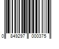 Barcode Image for UPC code 0849297000375. Product Name: AmeriLux International CoverLite 2.16-ft x 12-ft Corrugated Smoke Polycarbonate Plastic Roof Panel in Black | 2814322L