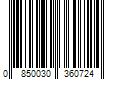 Barcode Image for UPC code 0850030360724. Product Name: Lume Whole Body Deodorant - Invisible Cream - Aluminum Free - Clean Tangerine - 2.2oz Tube