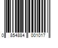 Barcode Image for UPC code 0854884001017. Product Name: EVERMARK Stair Parts 36 in. x 11-1/2 in. x 1 in. Unfinished Red Oak Plain Cut No Return Engineered Stair Tread