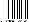 Barcode Image for UPC code 0858588004725. Product Name: Timeless Skin Care 20% Vitamin C + E Ferulic Acid Serum 1oz