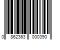 Barcode Image for UPC code 0862363000390. Product Name: Xtreme Aquatic Foods Community Crave - Krill Spirulina Flakes
