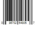 Barcode Image for UPC code 086702548057