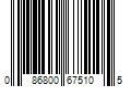 Barcode Image for UPC code 086800675105
