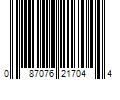 Barcode Image for UPC code 087076217044. Product Name: Century Snacks RS-HIDDEN VALLEY RANCH PEANUTS 4.5oz