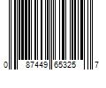 Barcode Image for UPC code 087449653257