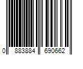 Barcode Image for UPC code 0883884690662. Product Name: Greys Anatomy Classic Kira 4-Pocket Womens V Neck Moisture Wicking Short Sleeve Scrub Top, Small, Black