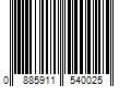 Barcode Image for UPC code 0885911540025. Product Name: Black and Decker US Inc BLACK+DECKER HLVA315J62 Lithium Ion Hand Vacuum  Slate Blue