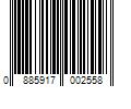 Barcode Image for UPC code 0885917002558. Product Name: HOMEWERKS WORLDWIDE LLC. Delta BreezRadiance 80 CFM 1.5 Sones Bathroom Ventilation Fan/Heat Combination with Lights
