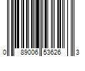 Barcode Image for UPC code 089006536263