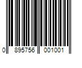 Barcode Image for UPC code 0895756001001. Product Name: Spray & Forget 1-Gallon Roof Concentrated Outdoor Cleaner | SF100