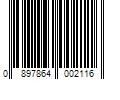 Barcode Image for UPC code 0897864002116. Product Name: Amerimax Plastic 38-in Black Splash Block | 7400