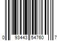 Barcode Image for UPC code 093443547607