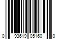 Barcode Image for UPC code 093619051600