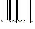 Barcode Image for UPC code 094100000138
