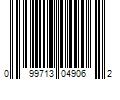 Barcode Image for UPC code 099713049062. Product Name: Everbilt 1-3/4 in. x 3-1/2 in. x 6 ft. Green Steel Fence T-Post with Anchor Plate