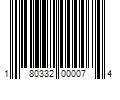 Barcode Image for UPC code 180332000074