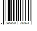 Barcode Image for UPC code 2000000009933
