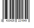 Barcode Image for UPC code 3433425221649. Product Name: Vichy HOMME 48h Deodorant Anti-Perspirant Anti-Stains 2 x 50ml