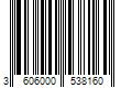 Barcode Image for UPC code 3606000538160. Product Name: CeraVe Therapeutic Hand Cream With Hyaluronic Acid  Non-greasy Protectant for Dry Cracked Hands 3 oz