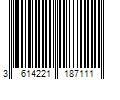 Barcode Image for UPC code 3614221187111. Product Name: Rimmel London Supercurler 24Hr Mascara Black