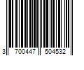 Barcode Image for UPC code 3700447504532