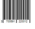 Barcode Image for UPC code 3700591220012. Product Name: Atelier Cologne Cedre Atlas Cologne Absolue EDP 1.0 oz