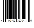 Barcode Image for UPC code 400100323045