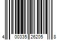Barcode Image for UPC code 400335262058
