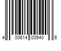 Barcode Image for UPC code 400614005406