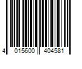 Barcode Image for UPC code 4015600404581